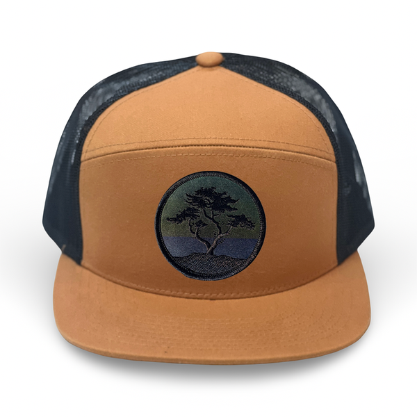 Low Profile Flat-Brim Trucker (Bronze/Black)