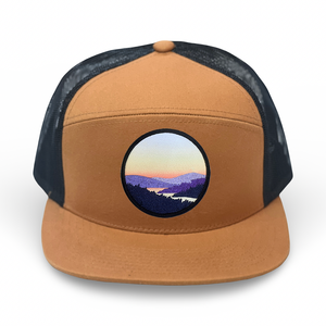 Low Profile Flat-Brim Trucker (Bronze/Black)