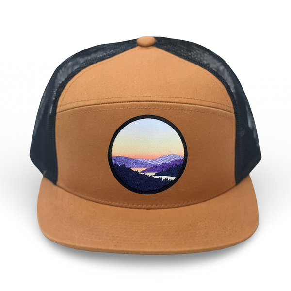 Low Profile Flat-Brim Trucker (Bronze/Black)