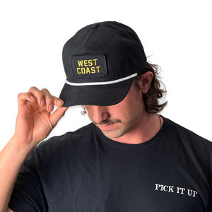 West Coast Rope Hat (Black/White)
