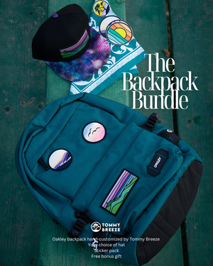 Tommy Breeze Backpack Holiday Gift Bundle