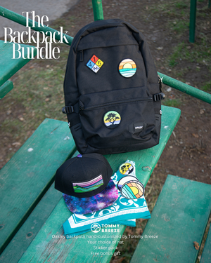 Tommy Breeze Backpack Holiday Gift Bundle