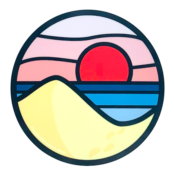 Beach Day Sticker