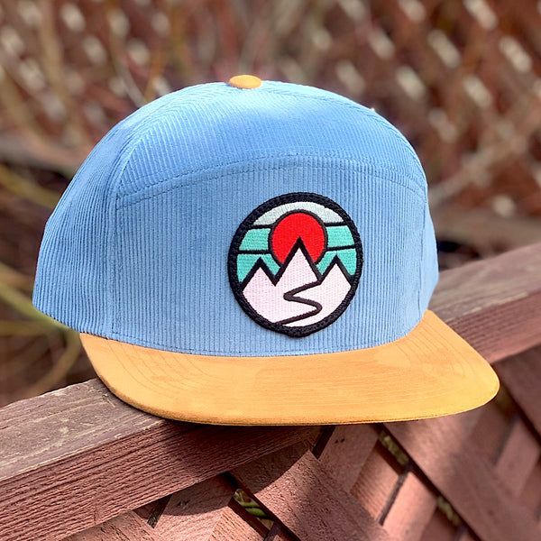 Mountains Corduroy Camper (Sky/Clay)