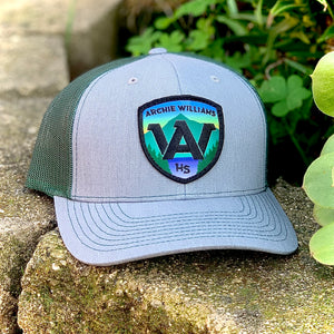 AWHS Curved-Brim Trucker (Stone/Forest)
