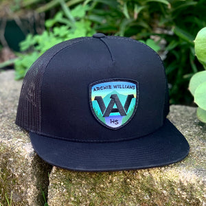 AWHS Flat-Brim Trucker (Black)