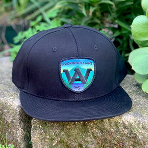 AWHS Flat-Brim Snapback (Black)