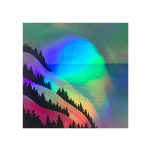Rainbow Holographic "Forest Cliffs" Sticker