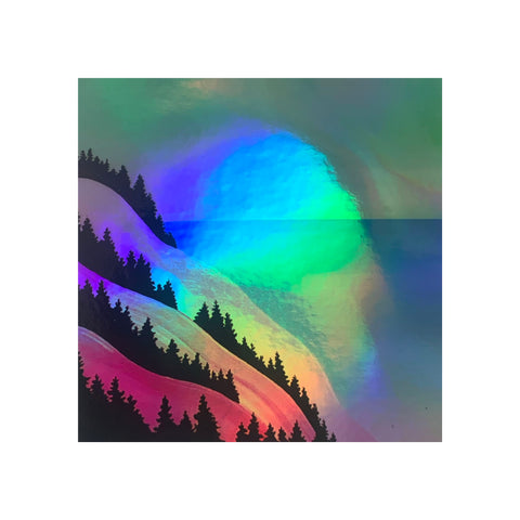 Rainbow Holographic "Forest Cliffs" Sticker