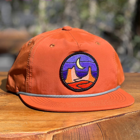 Desert Rope Hat (Orange/Silver)