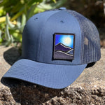 Curved Brim Trucker (Navy) with Full Moon Patch