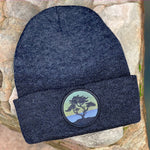 Classic Beanie (Charcoal) with Blackout Cypress Patch