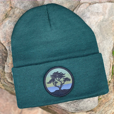 Classic Beanie (Forest) with Blackout Cypress Patch