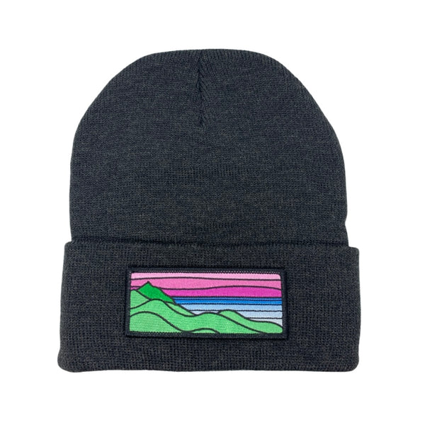 Pink Ridgecrest Classic Beanie (Charcoal)