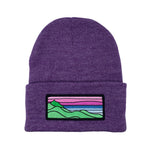 Classic Beanie (Purple) with Pink Ridgecrest Patch