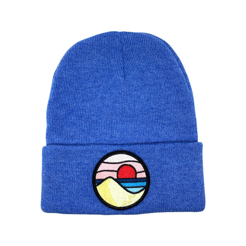 Classic Beanie (Ocean) with Beach Day Patch