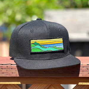 Gold Ridgecrest Kids’ Snapback (Black)
