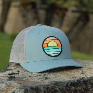 Serenity Curved-Brim Trucker (Sage/Smoke)