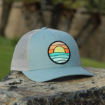Curved-Brim Trucker (Steel/Grey) with Serenity Patch