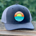 Curved-Brim Trucker (Black/Grey) with Serenity Patch